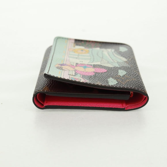 LOUIS VUITTON Vivienne Portefeuille Victorine Wallet Fuchsia M81631 Auth 169918M