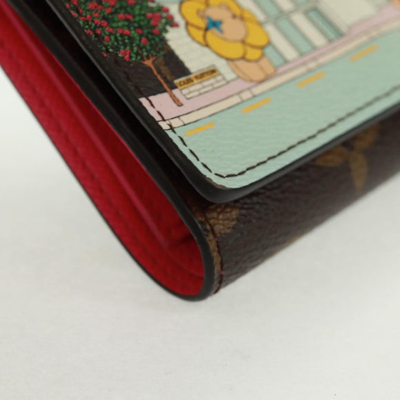 LOUIS VUITTON Vivienne Portefeuille Victorine Wallet Fuchsia M81631 Auth 169918M