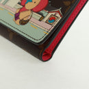 LOUIS VUITTON Vivienne Portefeuille Victorine Wallet Fuchsia M81631 Auth 169918M-14