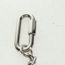 LOUIS VUITTON Porte Cles LV Shape Rope Charm metaal Blauw MP2618 LV Auth 169919M-10
