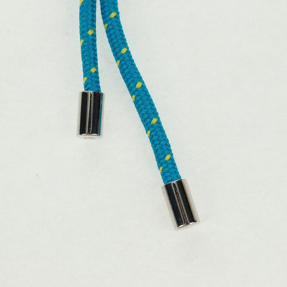 LOUIS VUITTON Porte Cles LV Shape Rope Charm metaal Blauw MP2618 LV Auth 169919M