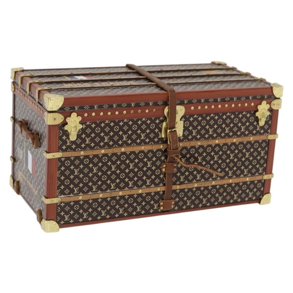 LOUIS VUITTON Briefbeschwerer Miss France Braun M99408 LV Auth 169921
