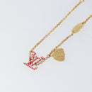 LOUIS VUITTON Brass Iconic Infinity Dot Bracelet Gold Tone M0970A Auth 169923M-4