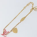 LOUIS VUITTON Brass Iconic Infinity Dot Bracelet Gold Tone M0970A Auth 169923M-5