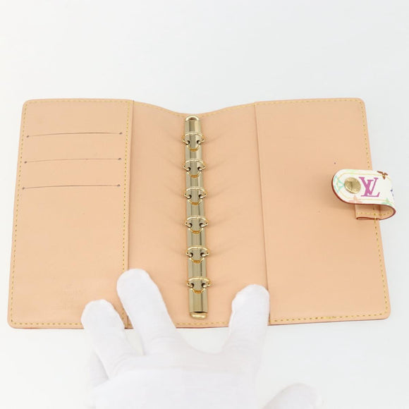 LOUIS VUITTON Multicolor Chibi Mushroom Agenda PM Cover R20958 LV Auth 169924SM