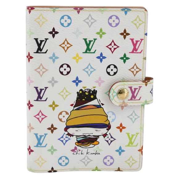 LOUIS VUITTON Multicolor Chibi Mushroom Agenda PM Cover R20958 LV Auth 169924SM