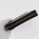 LOUIS VUITTON Monogram Multicolor Zippy Coin Purse Black M93740 LV Auth 169925-6