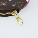 LOUIS VUITTON Monogram Skiing Porte Monnaie Round Coin Purse LV Auth 169927M-8