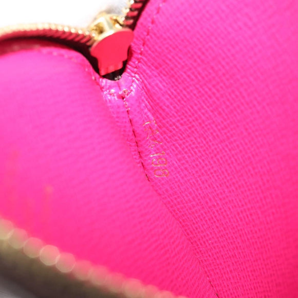 LOUIS VUITTON Monogram Skiing Porte Monnaie Round Coin Purse LV Auth 169927M