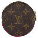 LOUIS VUITTON Monogram Skiing Porte Monnaie Round Coin Purse LV Auth 169927M-2