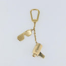 LOUIS VUITTON Porte Cles Cannes Key Holder metal Gold M65383 LV Auth 169928-6