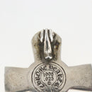 Chrome Hearts Large Vulcan Cross Pendant Top Ag925 Silver Auth 169929SM-13