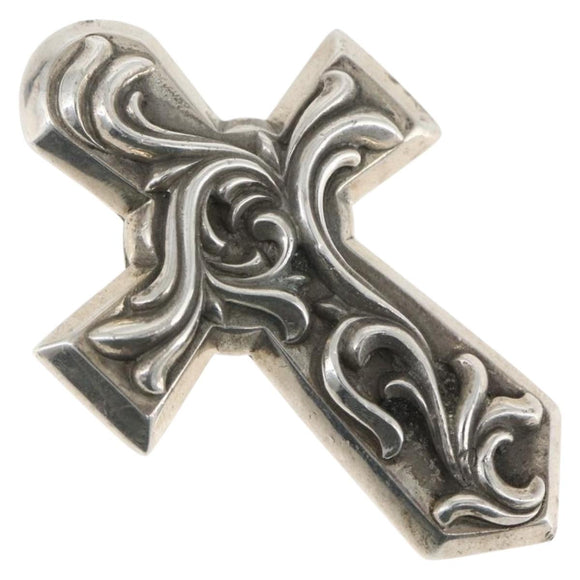 Chrome Hearts Großer Vulcan Kreuz Anhänger Top Ag925 Silber Auth 169929SM