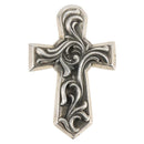 Chrome Hearts Large Vulcan Cross Pendant Top Ag925 Silver Auth 169929SM-2