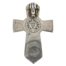 Chrome Hearts Large Vulcan Cross Pendant Top Ag925 Silver Auth 169929SM-3