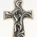 Chrome Hearts Large Vulcan Cross Pendant Top Ag925 Silver Auth 169929SM-5