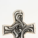 Chrome Hearts Large Vulcan Cross Pendant Top Ag925 Silver Auth 169929SM-6