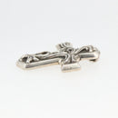 Chrome Hearts Large Vulcan Cross Pendant Top Ag925 Silver Auth 169929SM-7