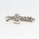 Chrome Hearts Large Vulcan Cross Pendant Top Ag925 Silver Auth 169929SM-8