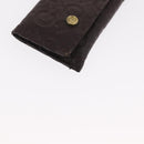 CELINE C Macadam Canvas Japanese Fan Brown Auth 169931V-21