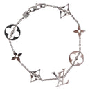 LOUIS VUITTON Brassle Monogram Links Bracelet 18K Gold 750 Q95011 Auth 169935SM-1