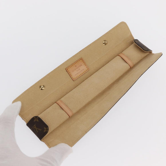 LOUIS VUITTON Brassle Monogram Links Bracelet 18K Gold 750 Q95011 Auth 169935SM