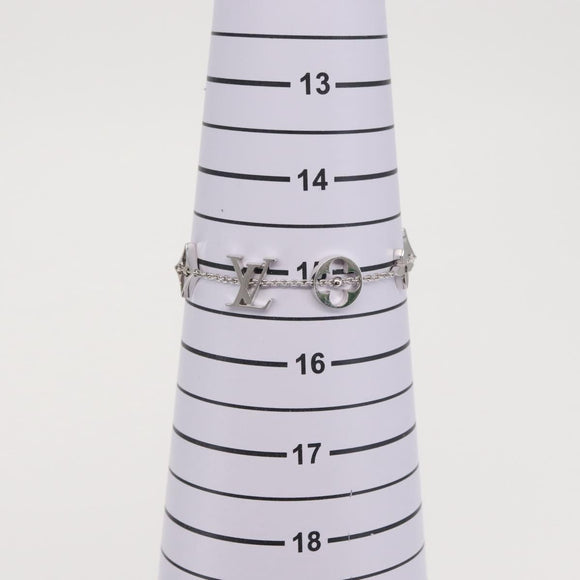 LOUIS VUITTON Brassle Monogram Links Bracelet 18K Gold 750 Q95011 Auth 169935SM