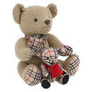 BURBERRY Nova Check Teddy Bear Beige Auth 169936-1