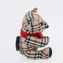 BURBERRY Nova Check Teddy Bear Beige Auth 169936-14