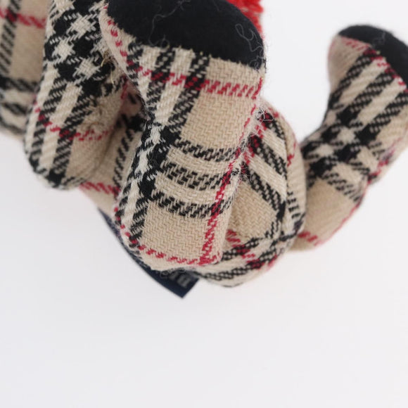BURBERRY Nova Check Teddy Bear Beige Auth 169936