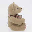 BURBERRY Nova Check Teddy Bear Beige Auth 169936-5