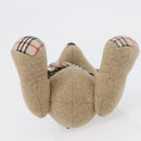 BURBERRY Nova Check Teddy Bear Beige Auth 169936-7