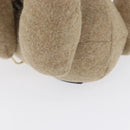 BURBERRY Nova Check Teddy Bear Beige Auth 169936-8