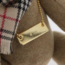 BURBERRY Nova Check Teddy Bear Beige Auth 169936-9