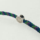 LOUIS VUITTON Brass Friendship Bracelet metal Blue M0967Z LV Auth 169944M-8