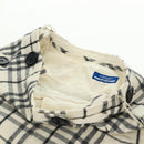 BURBERRY Nova Check Blue Label skirt Wool White Auth 169946V-4
