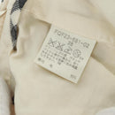 BURBERRY Nova Check Blue Label skirt Wool White Auth 169946V-6