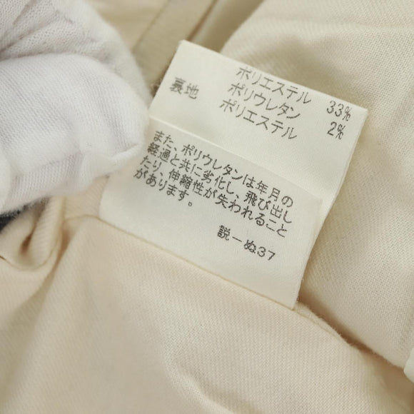 BURBERRY Nova Check Blue Label skirt Wool White Auth 169946V