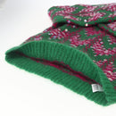 GUCCI Chevron Sequin Knit Sweater Wool Green 713233 Auth 169947V-10
