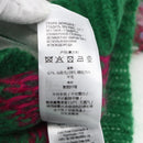 GUCCI Chevron Sequin Knit Sweater Wool Green 713233 Auth 169947V-13