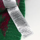 GUCCI Chevron Sequin Knit Sweater Wool Green 713233 Auth 169947V-14