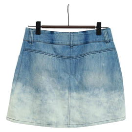 CHANEL Skirt Denim Blue CC Auth 169950V - 0