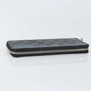 LOUIS VUITTON Damier Graphite Zippy Wallet Vertical Long Wallet LV Auth 169951-5