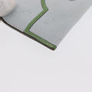HERMES Paddock Münzbeutel Leder Hellblau Auth 169952-14