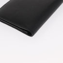 PRADA Long Wallet Leather Black Auth 169955V-16