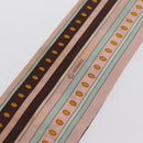 HERMES Twilly Scarf ""SEQUENCES"" Silk Pink Auth 169957-11