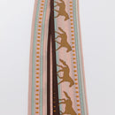 HERMES Twilly Scarf ""SEQUENCES"" Silk Pink Auth 169957-4