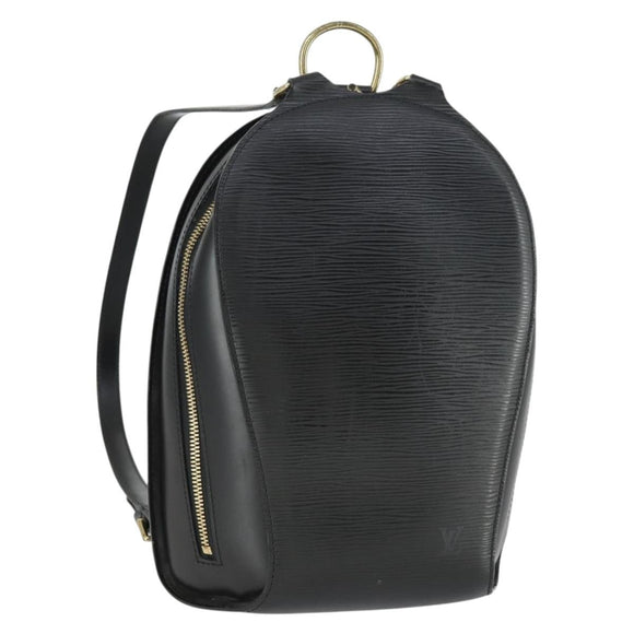 LOUIS VUITTON Epi Mabillon Rucksack Schwarz M52232 LV Auth 169981