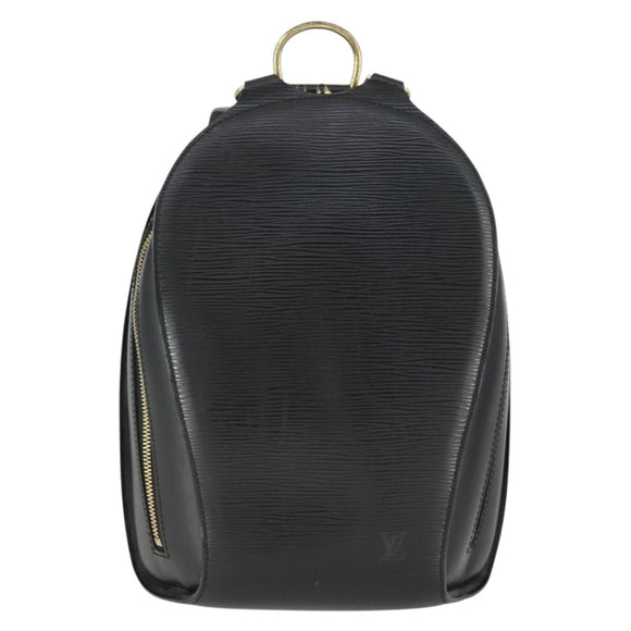 LOUIS VUITTON Epi Mabillon Rucksack Schwarz M52232 LV Auth 169981