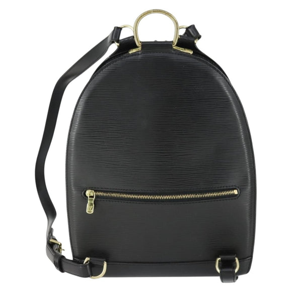 LOUIS VUITTON Epi Mabillon Rucksack Schwarz M52232 LV Auth 169981